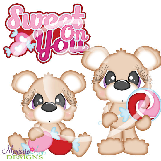 So Sweet On You SVG Cutting Files/Paper Piecing + Clipart - Click Image to Close